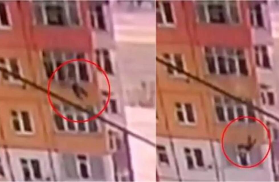 Rusia: cayó desde un noveno piso, se paró y se fue caminando