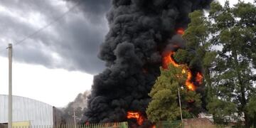 La explosión ocurrió en un depósito de Recreo\u002E (Agencia Provincial de Seguridad Vial)