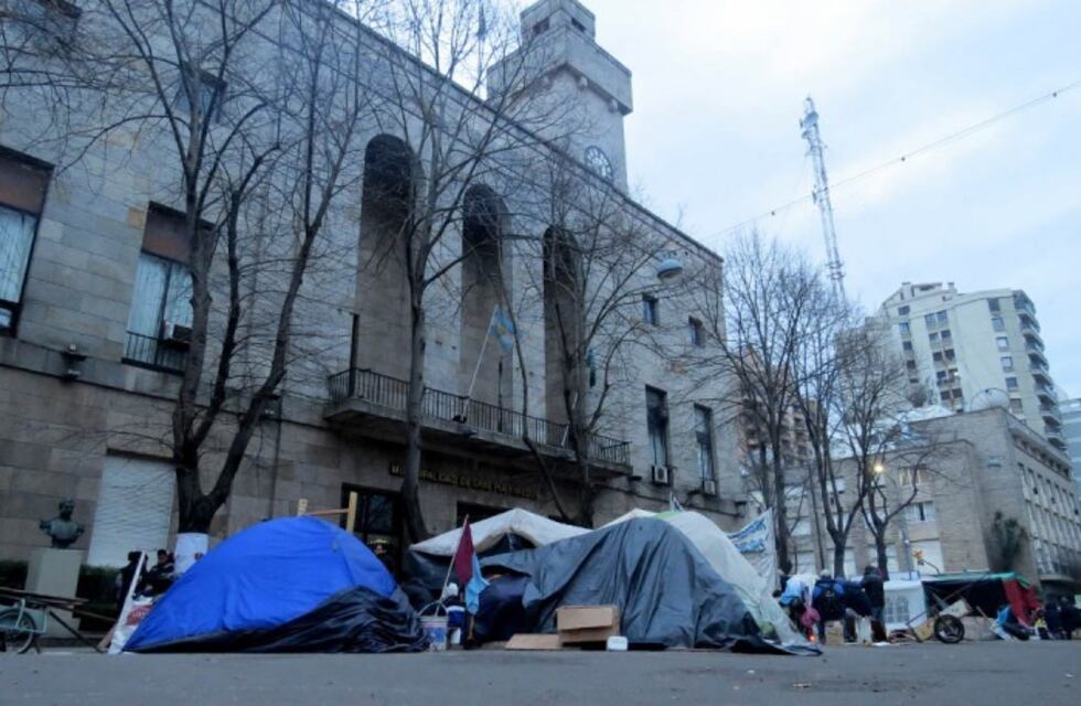Analizan descontar impuestos a los comerciantes afectados por el acampe