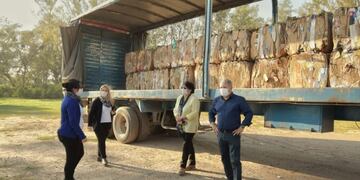 Venta de cartón para reciclaje por parte del Municipio de Arroyito