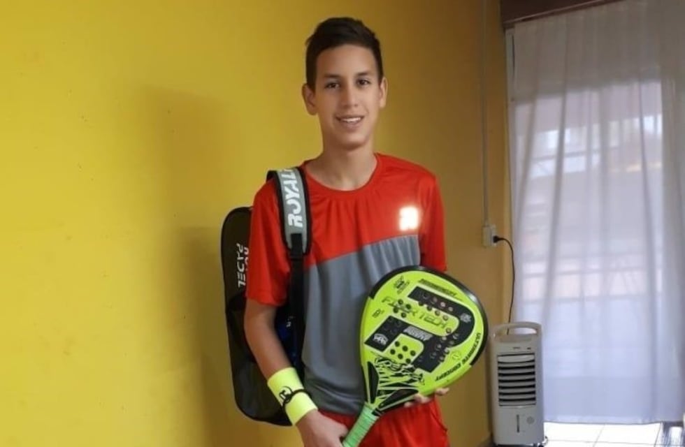 Es de Andresito y sueña con jugar en la selección argentina de padel