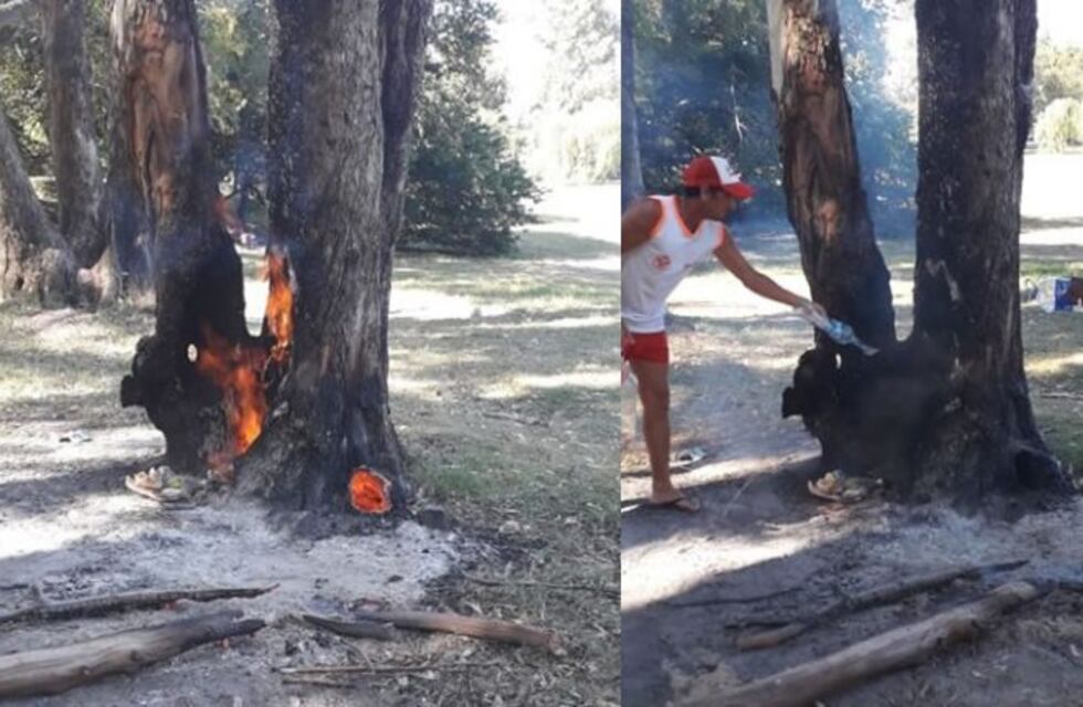 Un asado que terminó en incendio