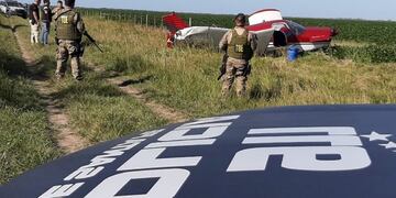 La Justicia sospecha que la nave cruzó la frontera paraguaya de manera clandestina\u002E (Policía de Santa Fe)