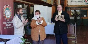 Doretto recibió la distinción en la sede de la feria\u002E