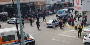 Agresión en pleno centro de la ciudad\u002E