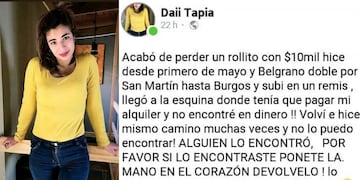 Solidaridad que vuelve: perdió la plata del alquiler y los que ella había ayudado hicieron una colecta