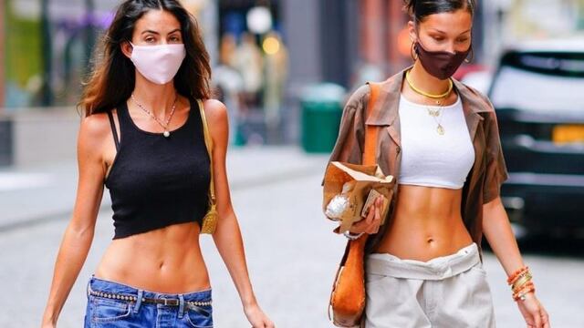 Moda pantalon tiro bajo (Instagram)