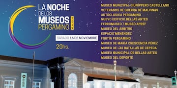 noche de los museos pergamino