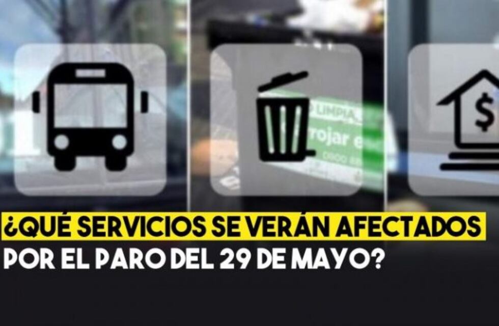 Qué servicios se verán afectados por el paro del 29 de mayo en La Rioja