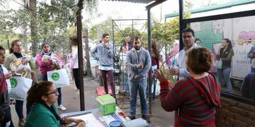 Capitanich supervisó el trabajo de los agentes del servicio municipal\u002E (Prensa Municipio de Resistencia)