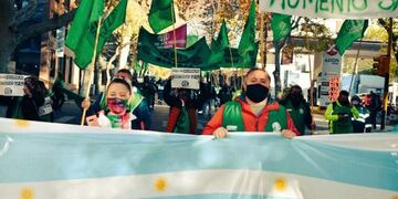 ATE movilización de estatales mendoza\u002E Gremios