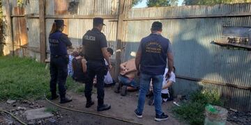 Allanamiento en el barrio Parque Palermo permitió desbaratar una peligrosa banda narco (Foto DDI)