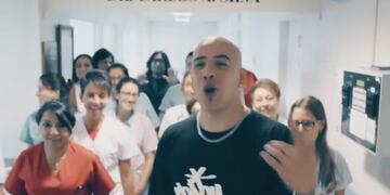 El video fue realizado por personal del nozocomio y fue publicado en su página de Facebook\u002E