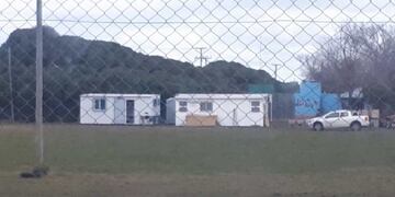 La zona donde se realizan las obras para el nuevo casino de Viedma\u002E