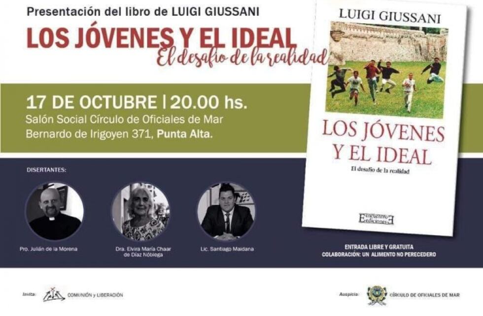 Presentación del libro "Los jóvenes y el ideal" en Punta Alta