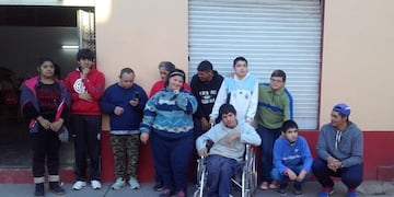 Rompieron la pared y saquearon un taller de artesanías de personas discapacitadas\u002E (Facebook Taller Integrando Esfuerzos)