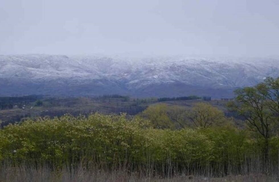 Martes soleado y miércoles con posibles "lluvias y nevadas" en Carlos Paz