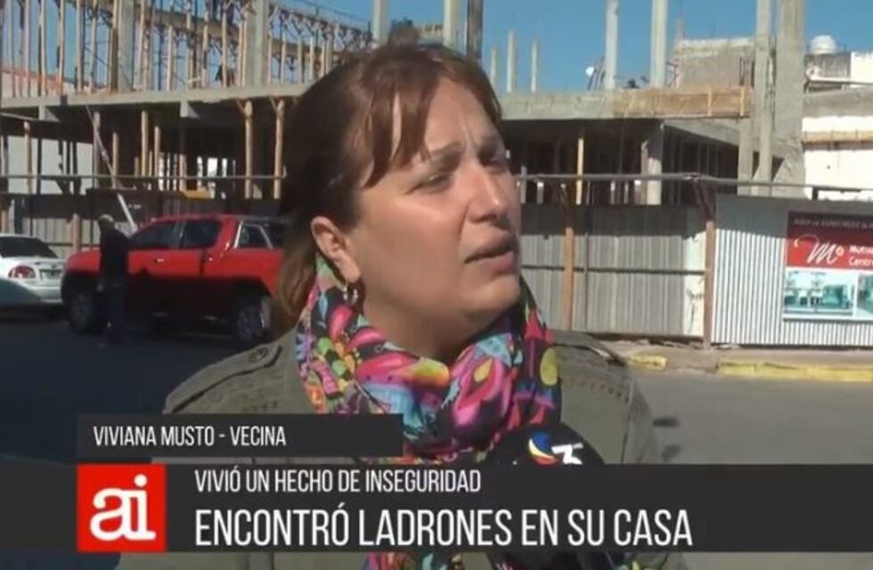 Vecina de Arroyito: "estamos cansados de la inseguridad..."