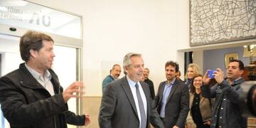 Alberto Fernández en la Unión Industrial Argentina\u002E (Clarín)