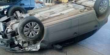 El vehículo en el choque