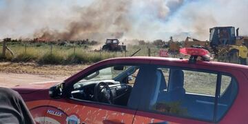 Incendio en Pehuen Co