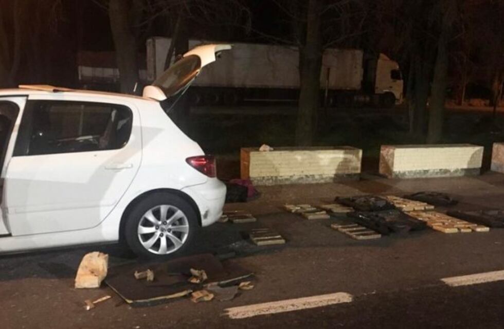 Un perro de la Policía encontró marihuana escondida en la puertas de un auto