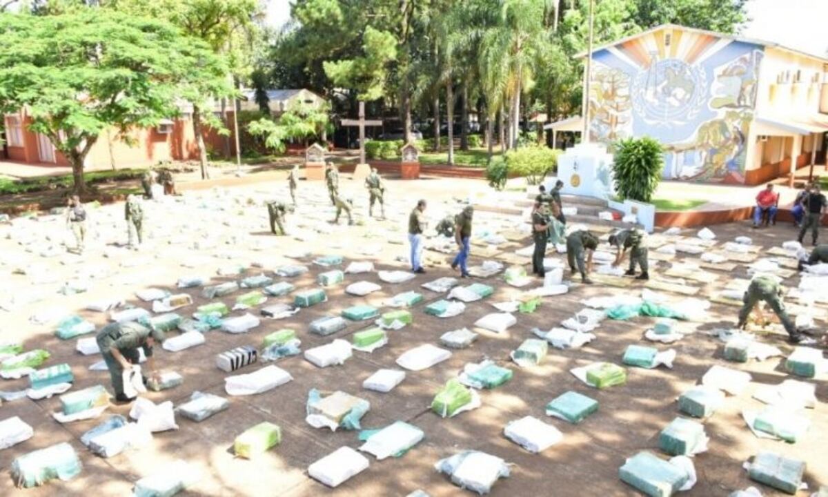 Secuestraron más de 10 toneladas de marihuana en Dos de Mayo