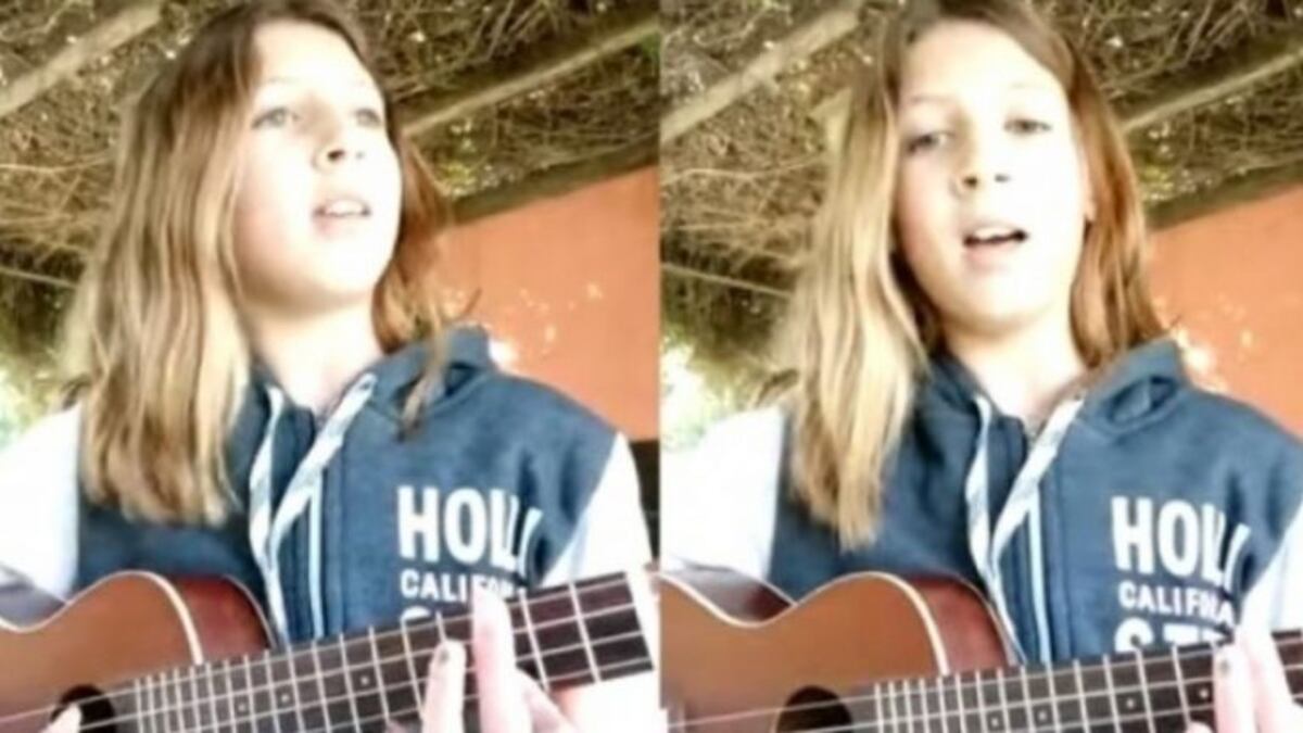María Clarisa Vogt, de 12 años (Captura)