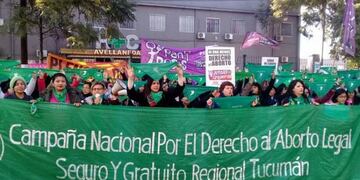 Pañuelos verdes en el Hospital Avellaneda\u002E