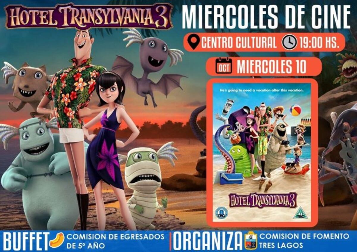 Miércoles de cine en Tres Lagos