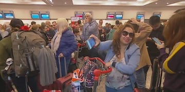 Se iba a casar en Paraguay pero le suspendieron el vuelo (Foto:Captura)