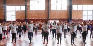 Zumba de verano en Tierra del Fuego