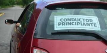 Los conductores deberu00e1n identificarse como principiantes.