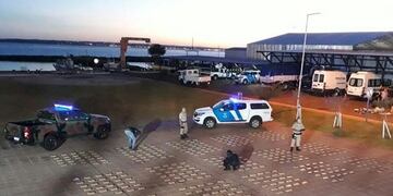 Prefectura incautó 355 kilos de marihuana\u002E