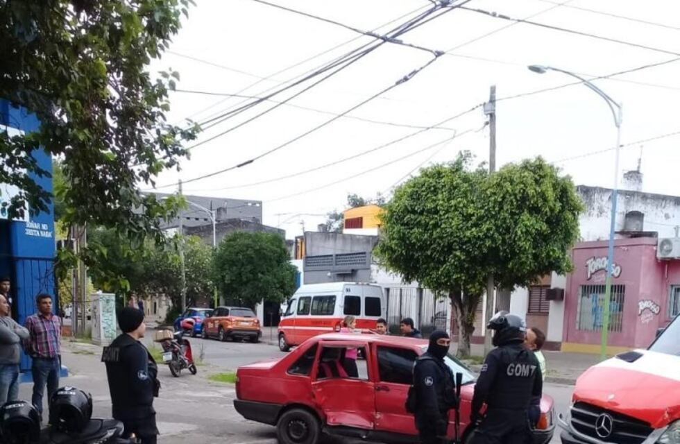 Un accidente de tránsito genero pánico en la zona oeste de la capital