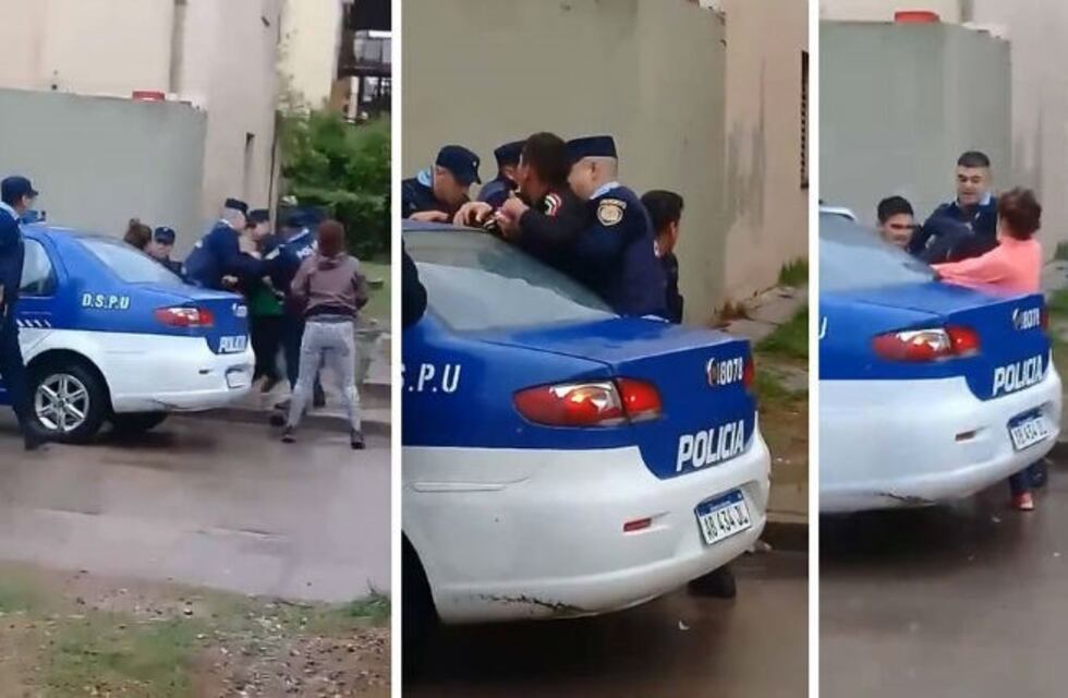 Video: policías heridos y fuga de un sospechoso en barrio Ejército Argentino