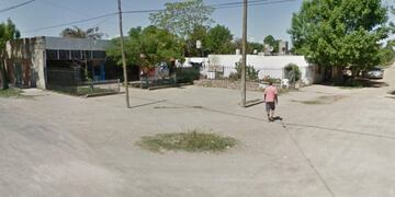 El rastrillaje se produjo cerca de la casa de la joven\u002E (Street View)