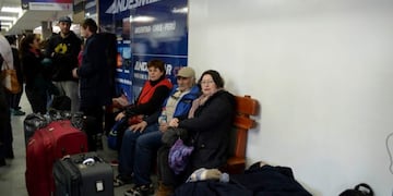Los turistas durmieron cuatro horas en la terminal\u002E