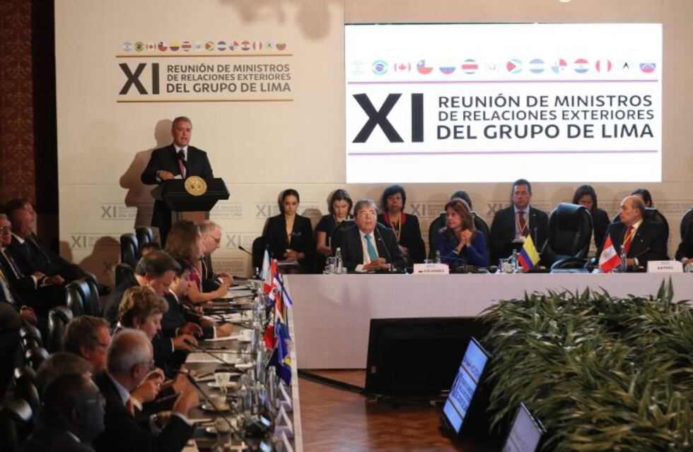 Colombia: reunión entre Pence, Duque y Guaidó en la cumbre del Grupo de Lima