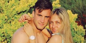 Nicolás Tagliafico y su novia\u002E