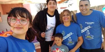 Familia fundadora del merendero Panza Caliente