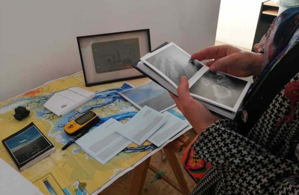 Muestra "Isla Invisible" en la Terminal de Ómnibus de Punta Alta