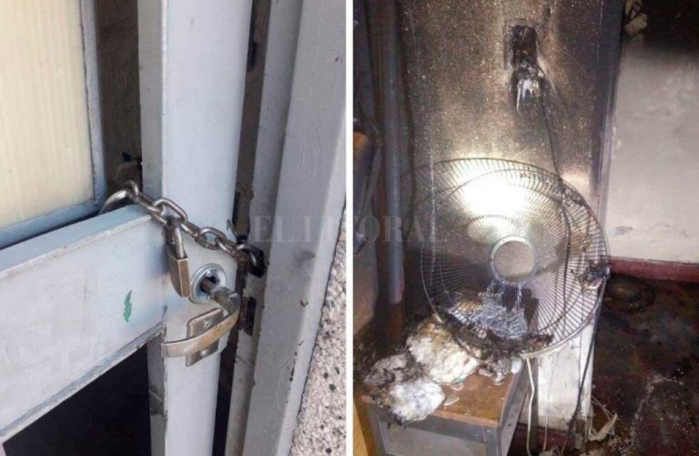 Bomberos y policías rescataron a un anciano de un incendio