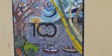 Mural por el centenario de Puerto Rico