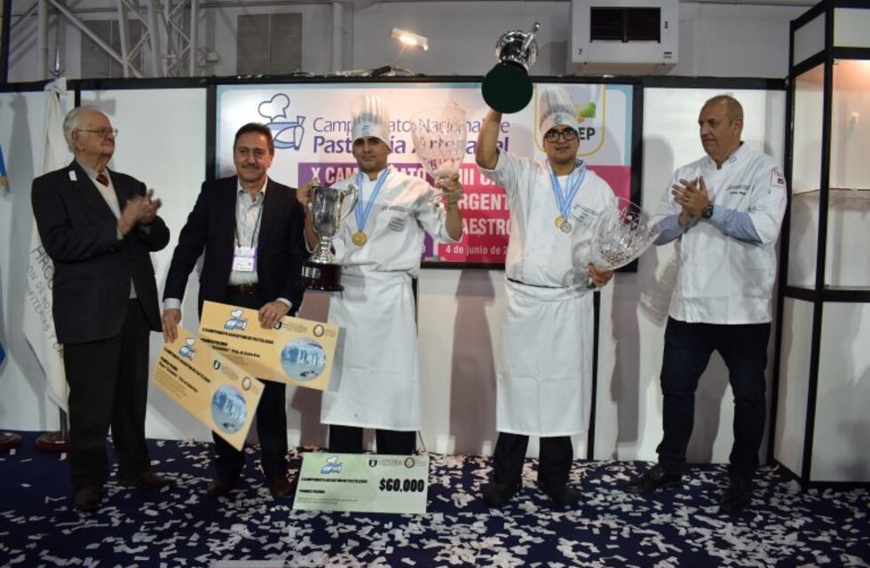 Campeonato Argentino de Pastelería: ganaron Lucas Nis y Patricio Szachtman