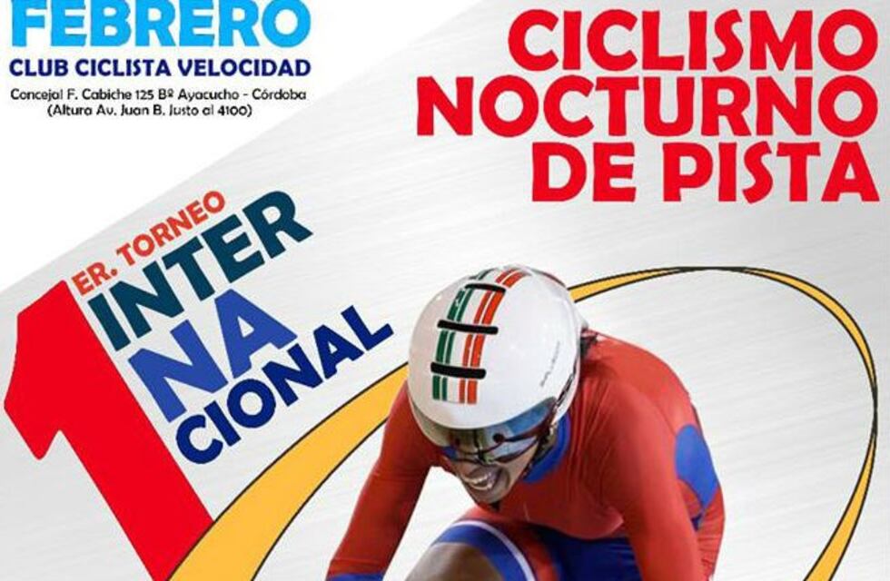 El velódromo de barrio Ayacucho recibe al Nocturno de ciclismo de pista