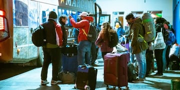 Controles de pasajeros que regresan a Tierra del Fuego