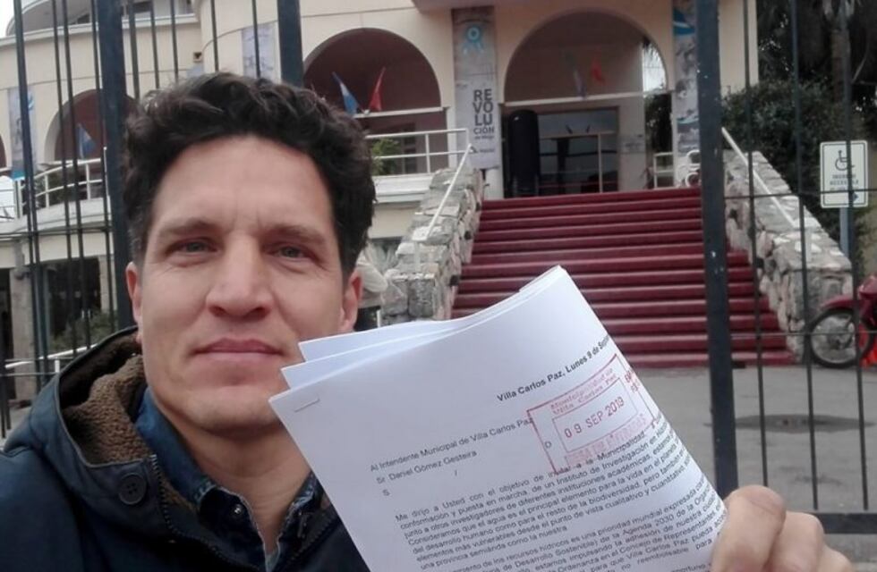 Emilio Iosa presentó una carta al Municipio y a la COOPI para el saneamiento del Lago