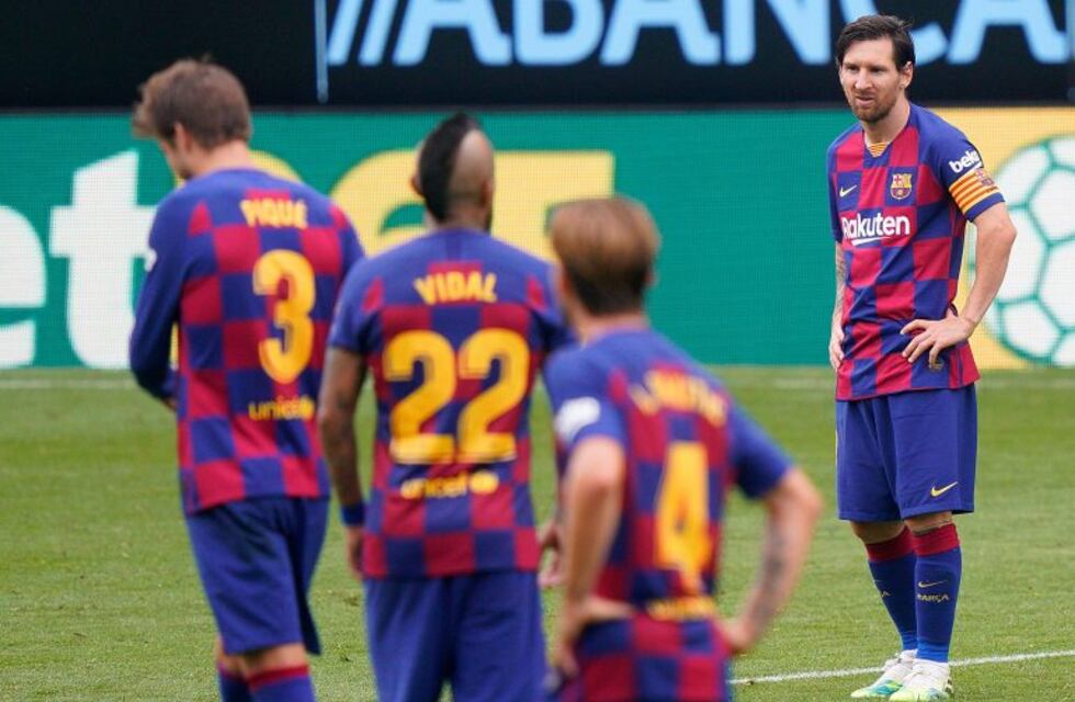 El Barcelona empató 2-2 con el Celta de Vigo y Messi no pudo llegar al gol 700