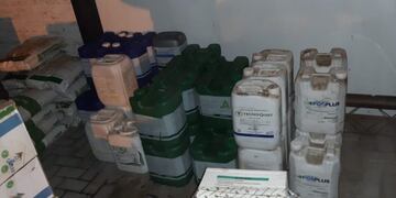 Robo de agroquímicos en Obispo Trejo